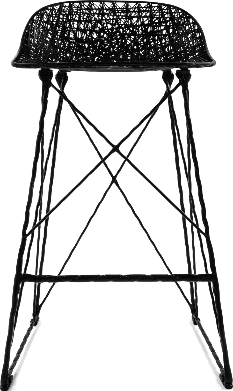 Carbon Bar Stool Low front side